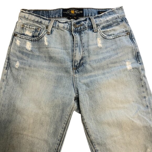 3/$25 ❥Lucky Brand 100% Cotton Bridgette Capri 4/27 Lightwash Straight-Leg Jeans - Picture 2 of 10
